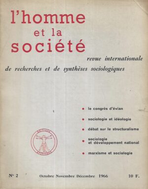 L'homme et la societe No 2