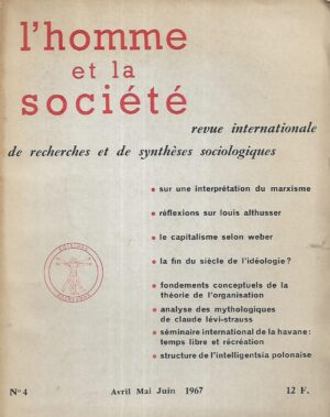 L'homme et la societe No 4