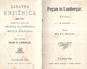 Dr. Fr. Detela: Pegam in Lambergar