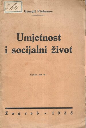 Georgij Plehanov: Umjetnost i socijalni život