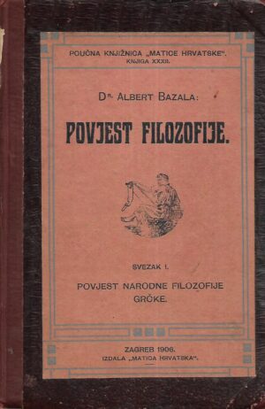 Albert Bazala: Povjest filozofije 1-3