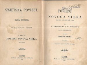 Franjo Valla: Poviest novoga vieka - dio drugi