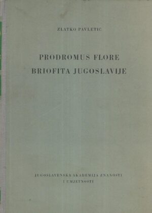 zlatko pavletić: prodromus flore briofita jugoslavije