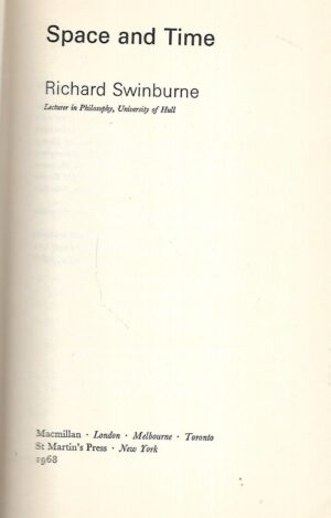 Richard Swinburne: Space and Time