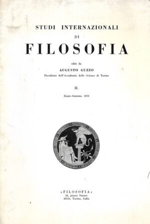 Augusto Guzzo (ur.): Studi Internazionali di Filosofia