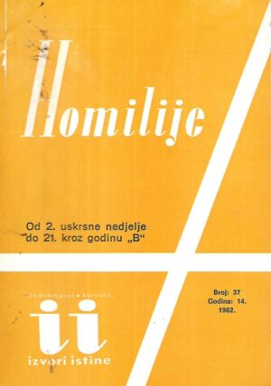 Homilije Broj 37. / Godina 14.  1982.
