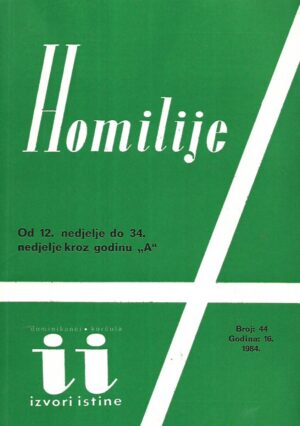 Homilije Broj 4. / Godina 16.  1984.
