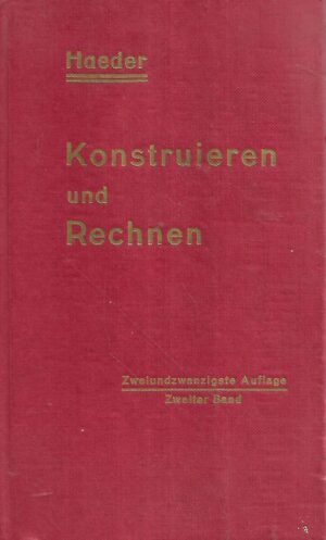 Herm.Haeder: Konstruieren und Rechnen