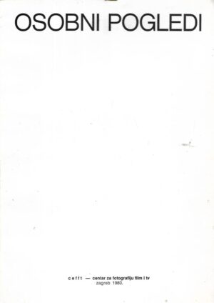 Dimitrije Bašičević(ur.): Osobni pogledi