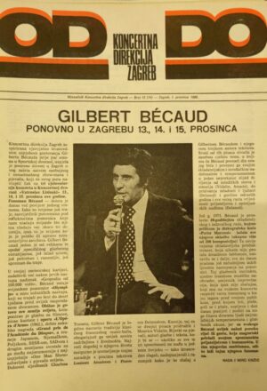 Od do - Mjesečnik Koncertne direkcije Zagreb Broj 12 - 1.prosinca.1980.