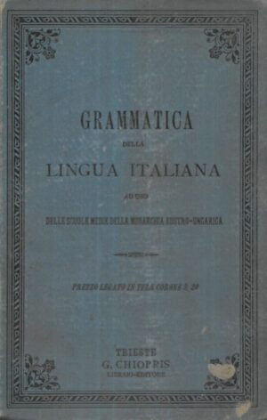 gramatica della lingua italiana