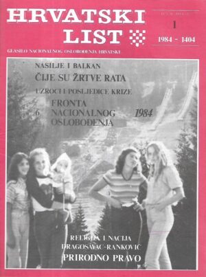 Hrvatski list 1/1984