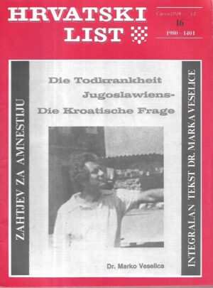 Hrvatski list 16/1980