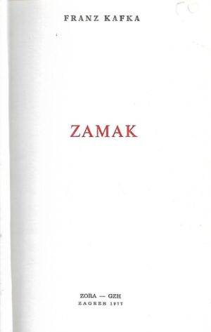Franz Kafka: Zamak