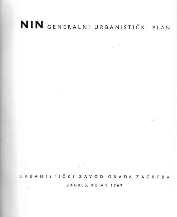 nin - generalni urbanistički plan