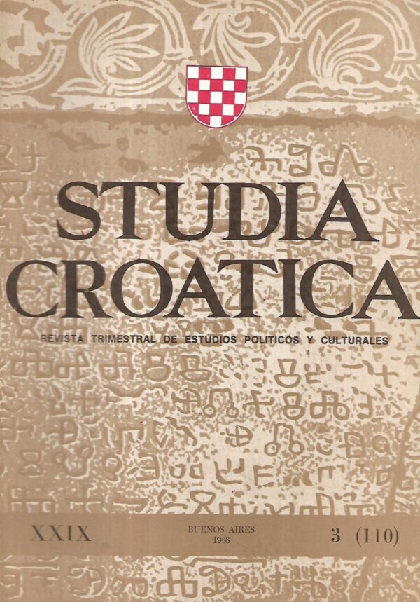 studia croatica -3(110) – 1988.