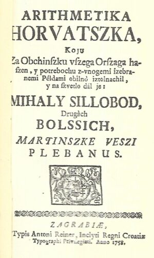 mihaly sillobod: arithmetika horvatszka