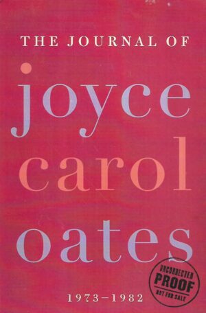 greg johnson(ur.): the journal of  joyce carol oates 1973-1982