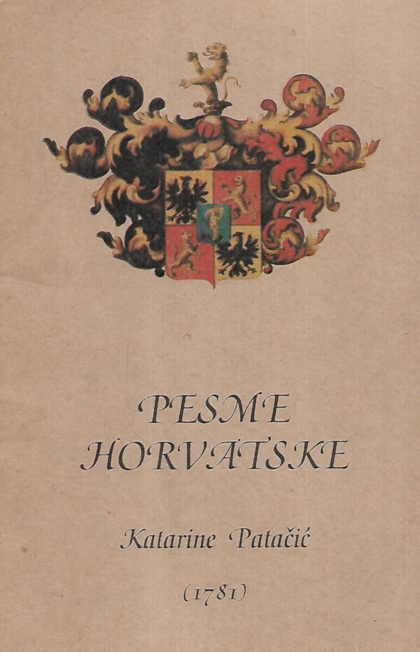 pesme horvatske katarine patačić (1781)