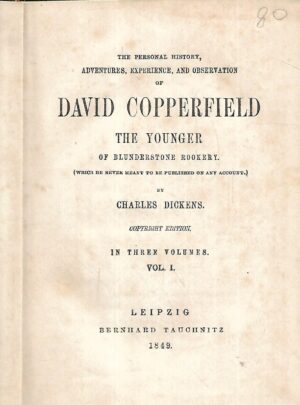 charles dickens: david copperfield vol.1
