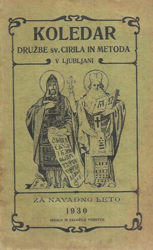 koledar družbe sv.cirila in metoda v ljubljani