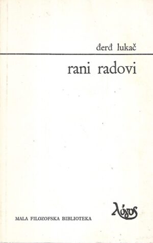 györgy lukács: rani radovi