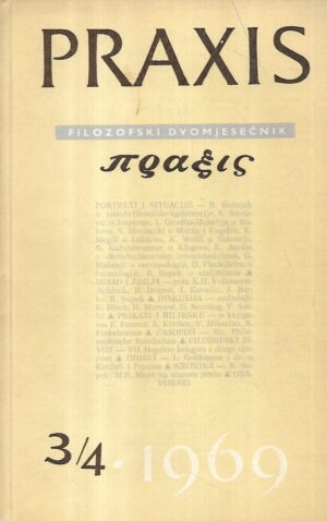 praxis – filozofski dvomjesečnik 3-4/1969