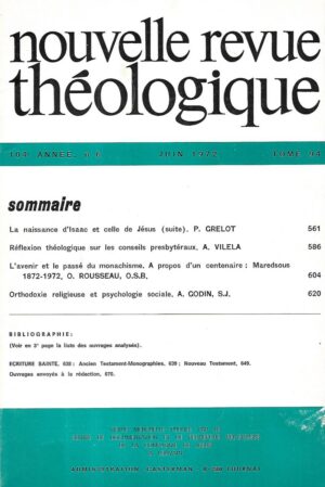 nouvelle revue théologique 6-1972