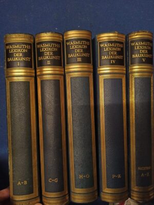 wasmuths lexikon der baukunst i-v
