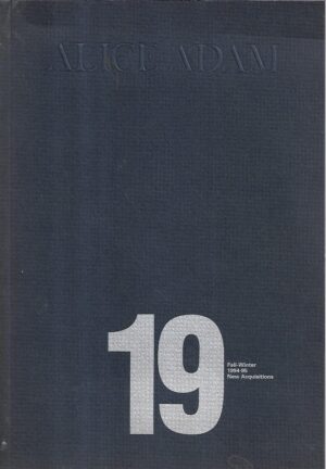 katalog: alice adam - 19 - fall-winter - 1994-95 - new acquisitions