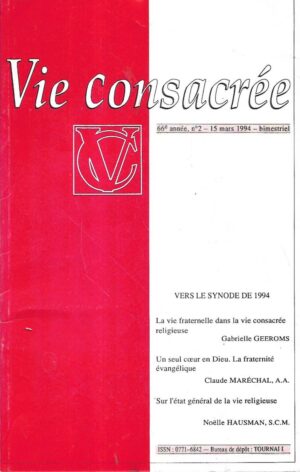 vie consacree 2-1994