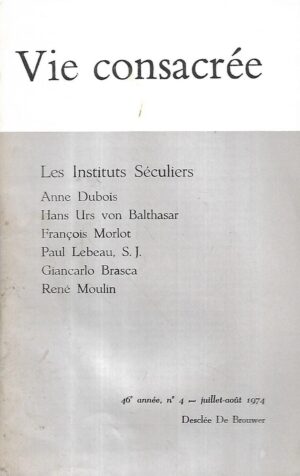 vie consacree 4-1974
