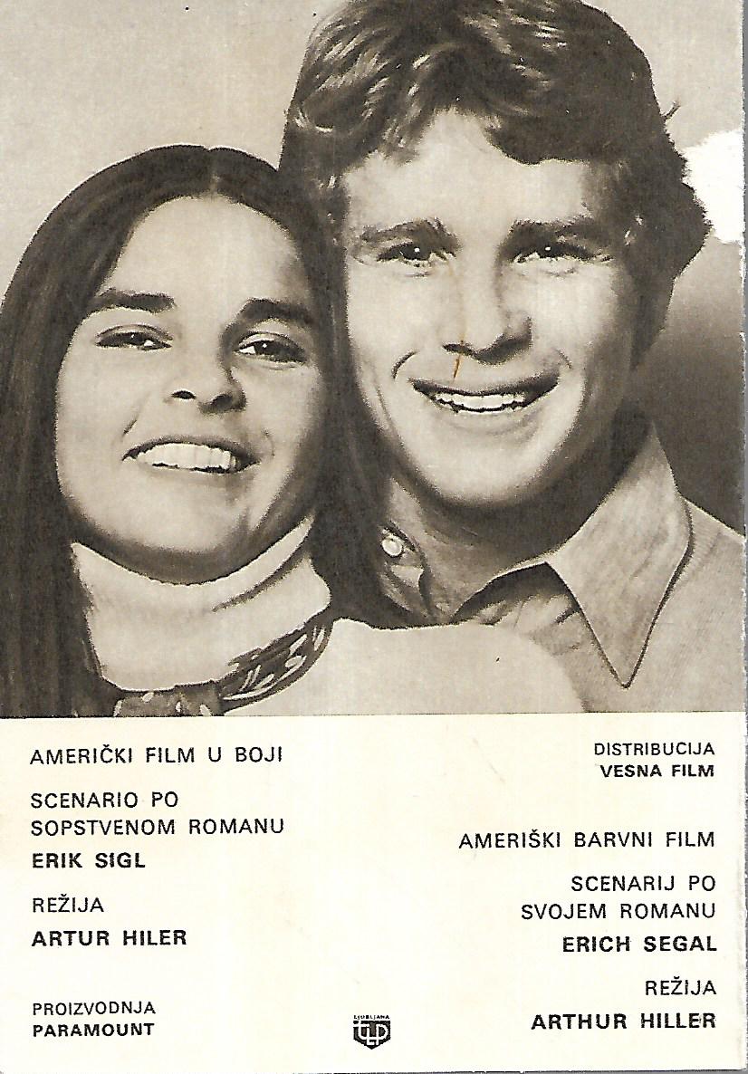 Ljubavna priča film 1970