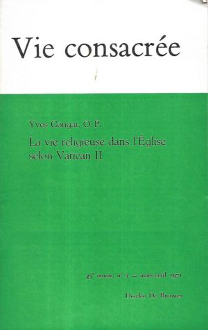 vie consacree 2-1971