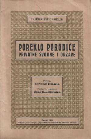 friedrich engels: poreklo porodice , privatne svojine i države