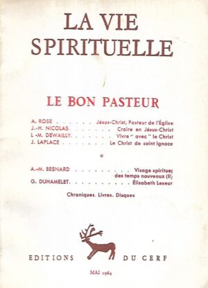 la vie spirituelle 505 / mai 1964