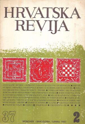 hrvatska revija 37-2, lipanj.1987.