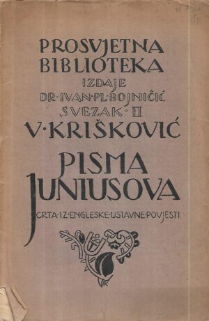 vinko krišković: pisma juniusova