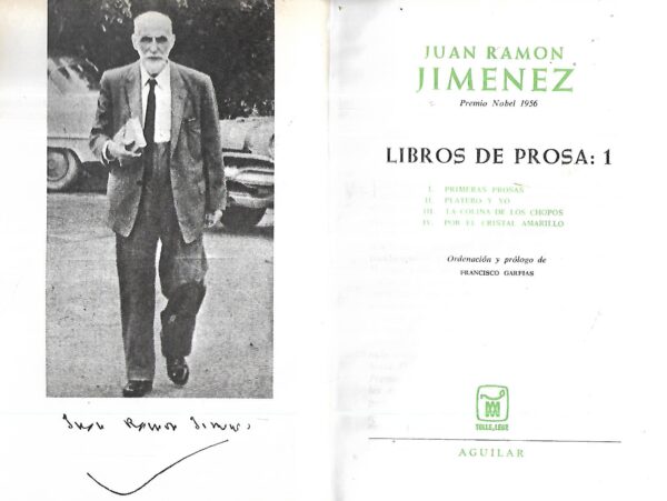 juan ramon jimenez: libros de prosa 1