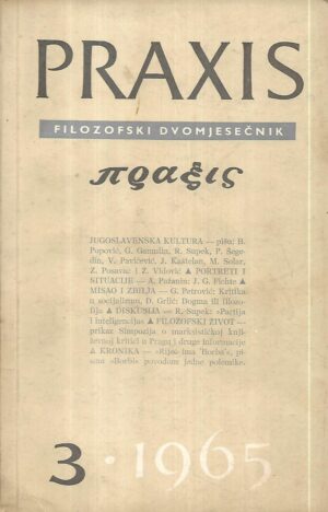 praxis – filozofski dvomjesečnik 3/1965