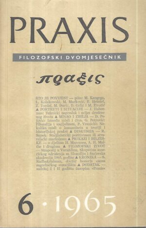 praxis – filozofski dvomjesečnik 6/1965