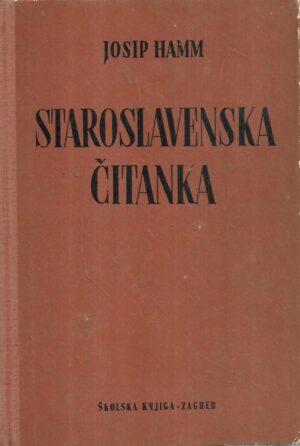 josip hamm: staroslavenska čitanka