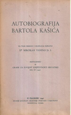 autobiografija bartola kašića