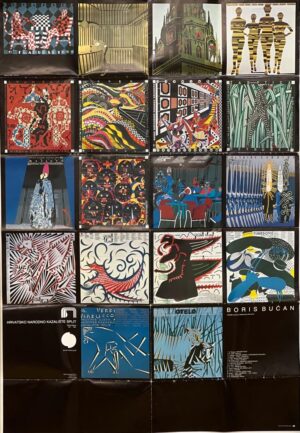 boris bućan: plakati rađeni za hnk split