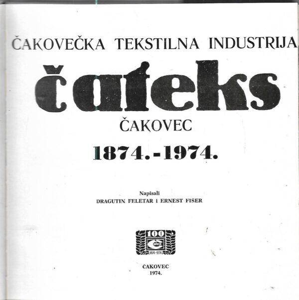 Čateks 1874. - 1974.
