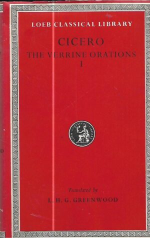 cicero: the verrine orations 1-2