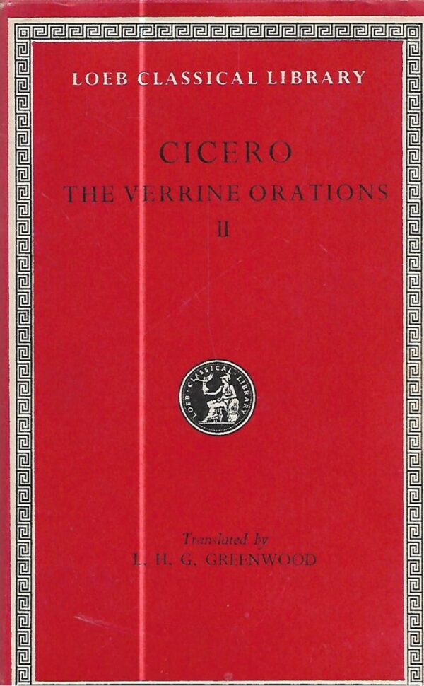 cicero: the verrine orations 1-2