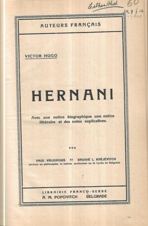 victor hugo: hernani