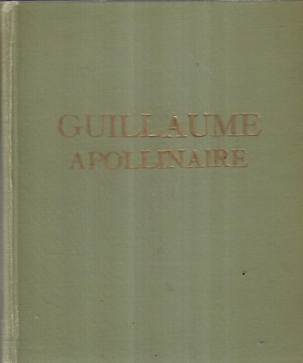 guillaume apollinaire: zbirka poezije na francuskom, prvo izdanje