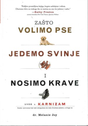 dr. melanie joy: zašto volimo pse, jedemo svinje i nosimo krave